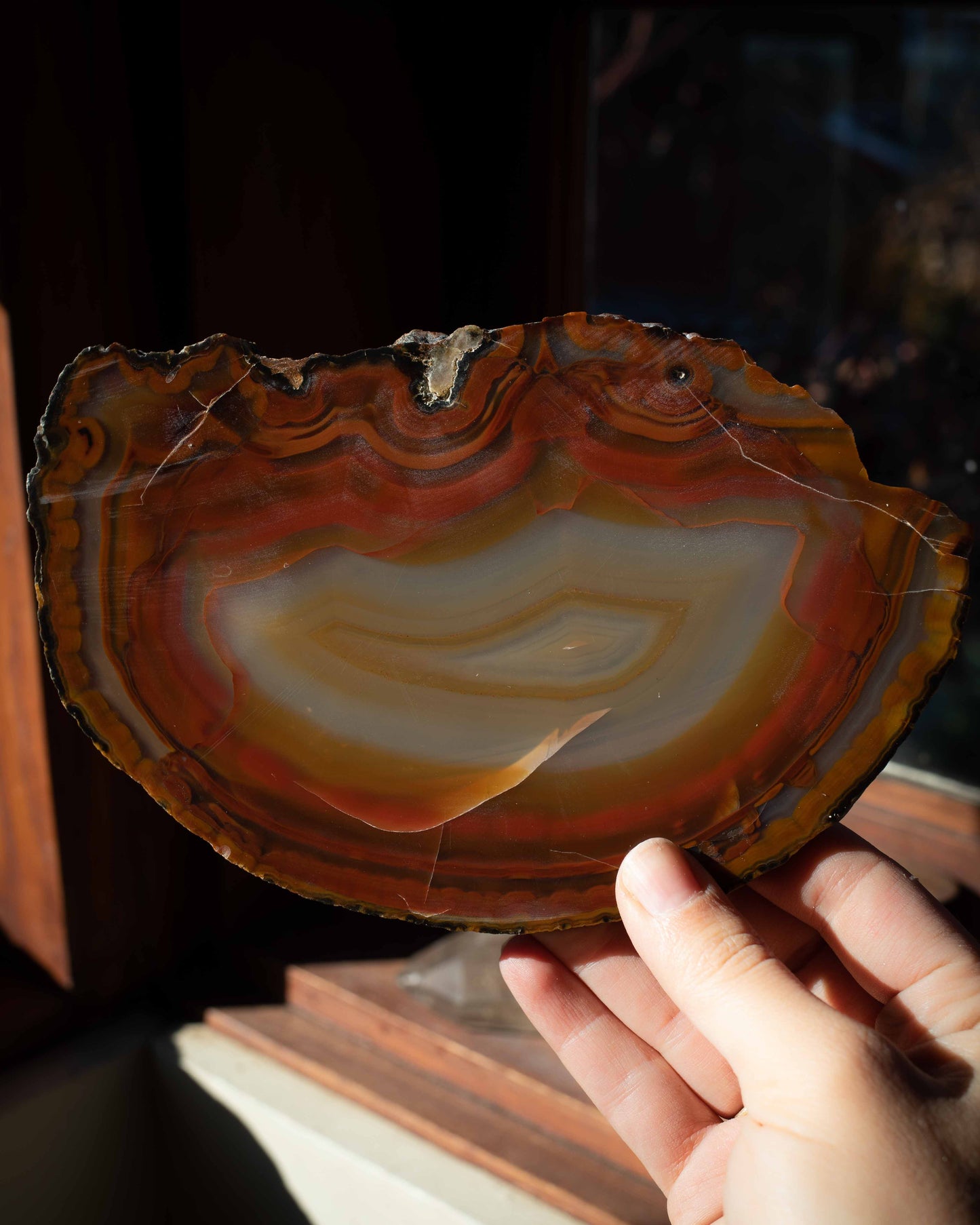 Natural Agate Slice
