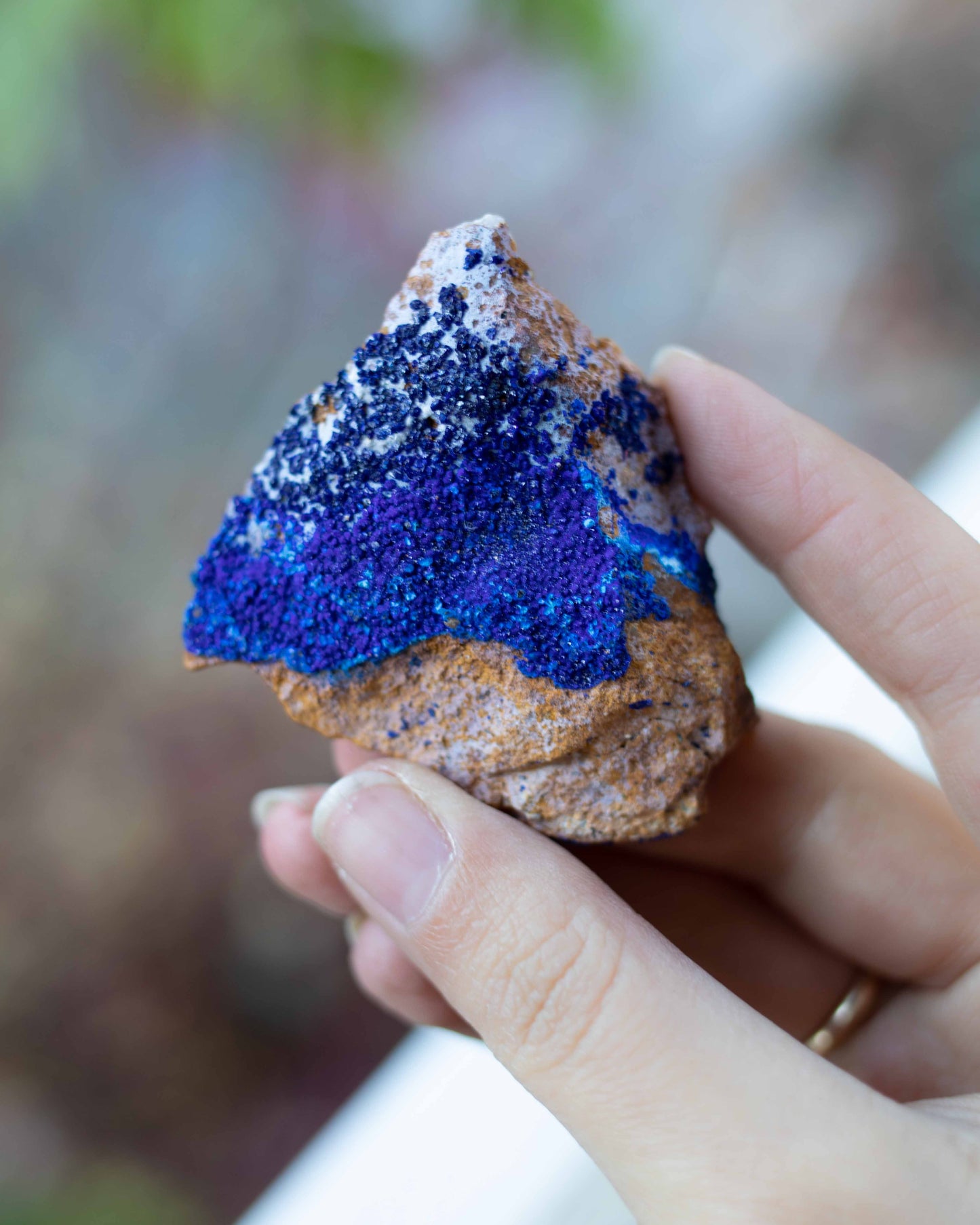 Raw Azurite