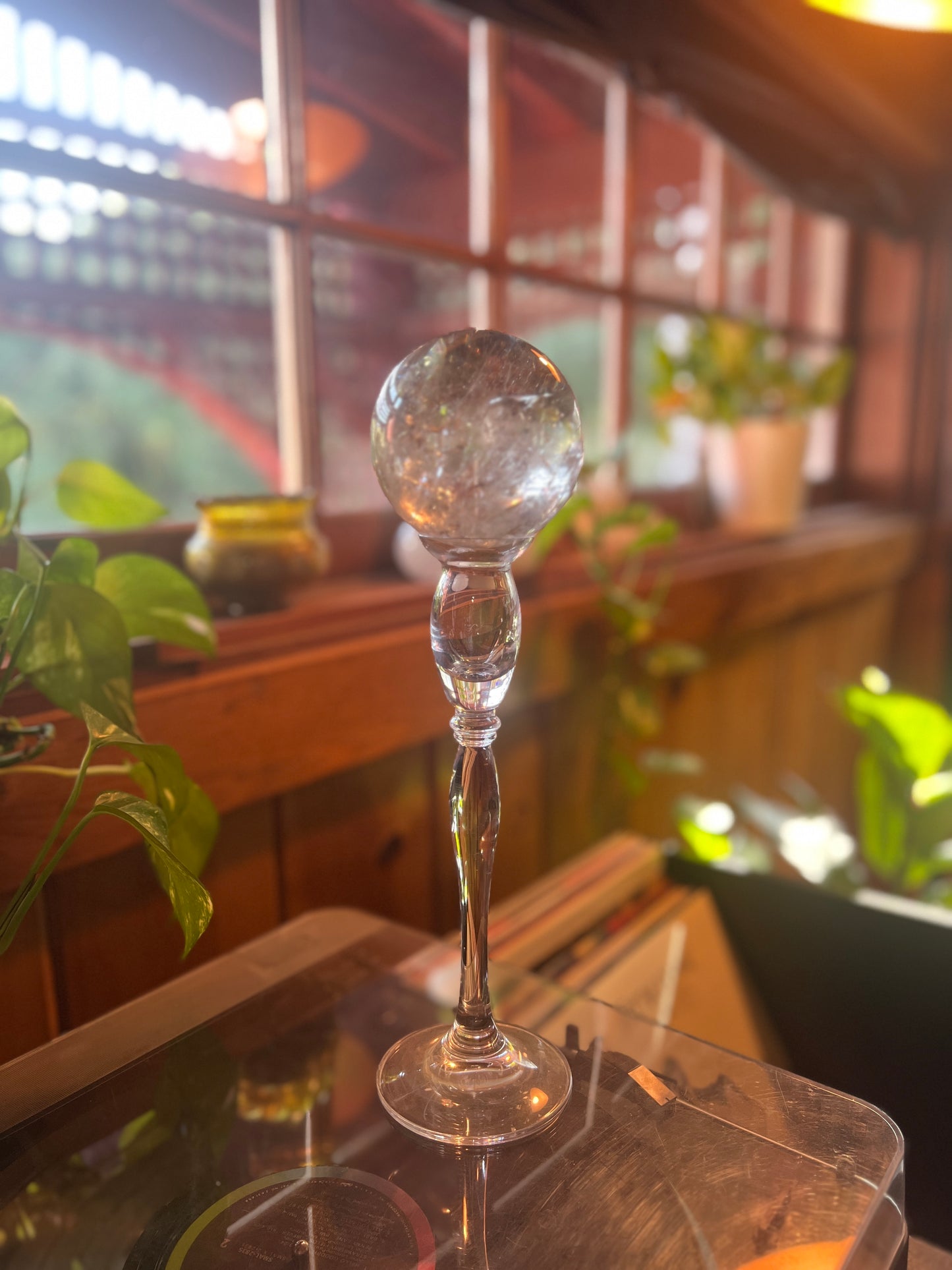 Vintage Sphere Stand