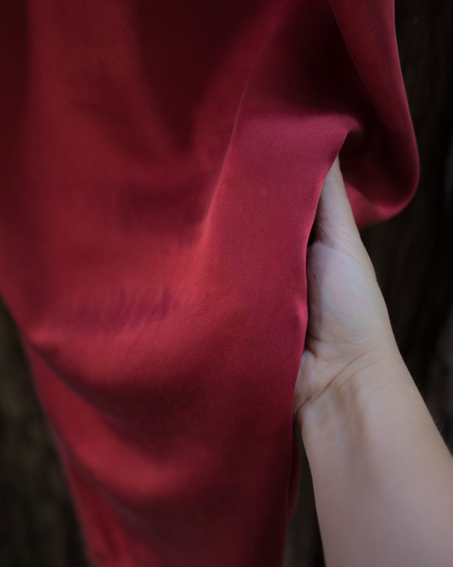 Madder Charmeuse Silk Slip- PREORDER