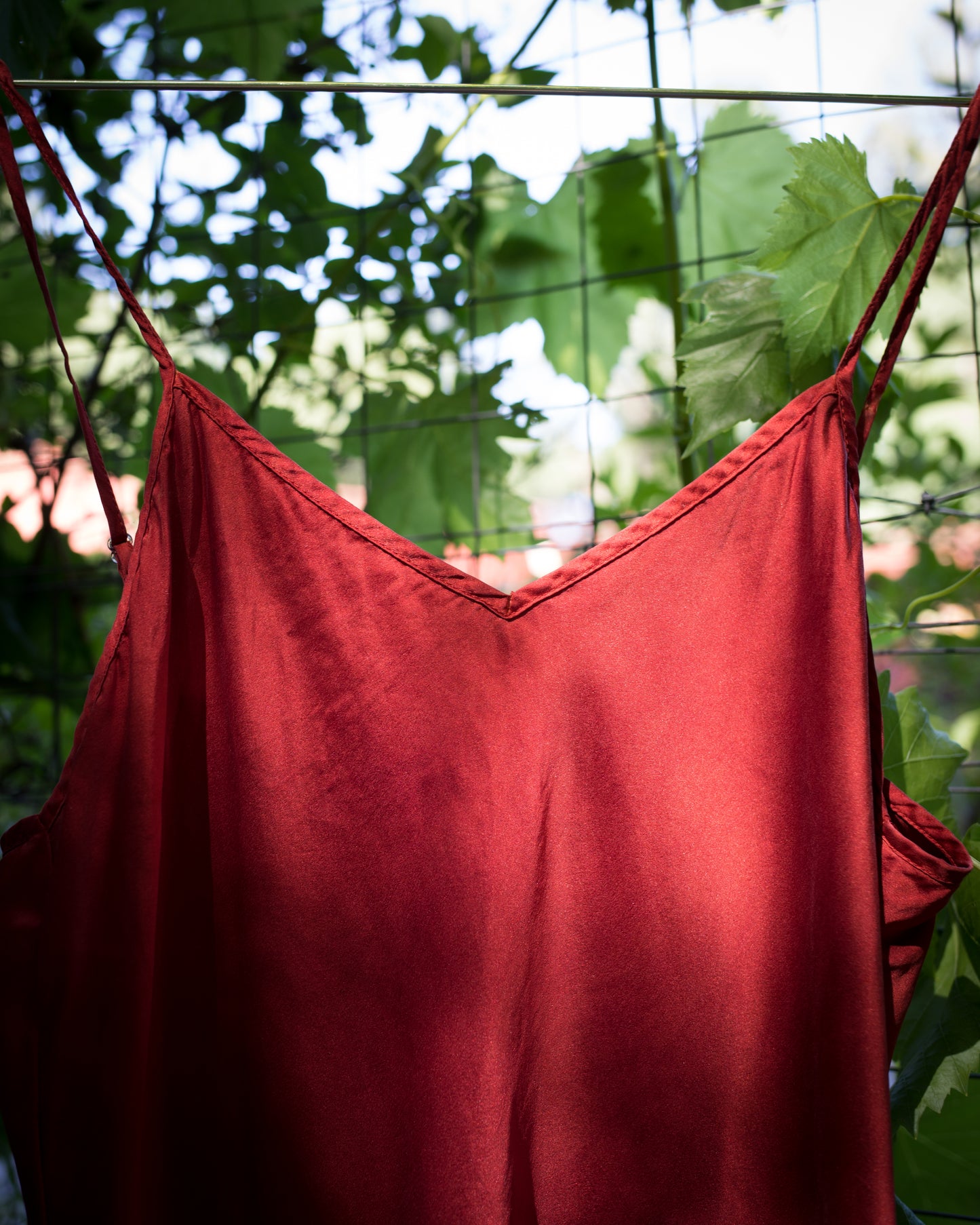 Madder Charmeuse Silk Slip- PREORDER