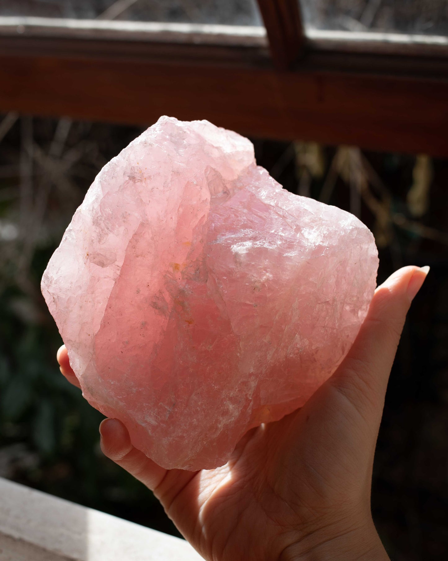 Large Raw Rose Quartz - A