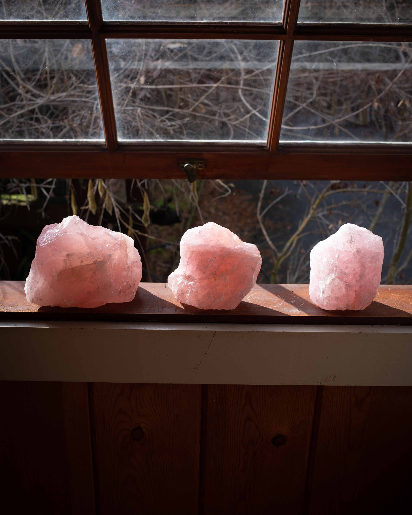 Large Raw Rose Quartz - A