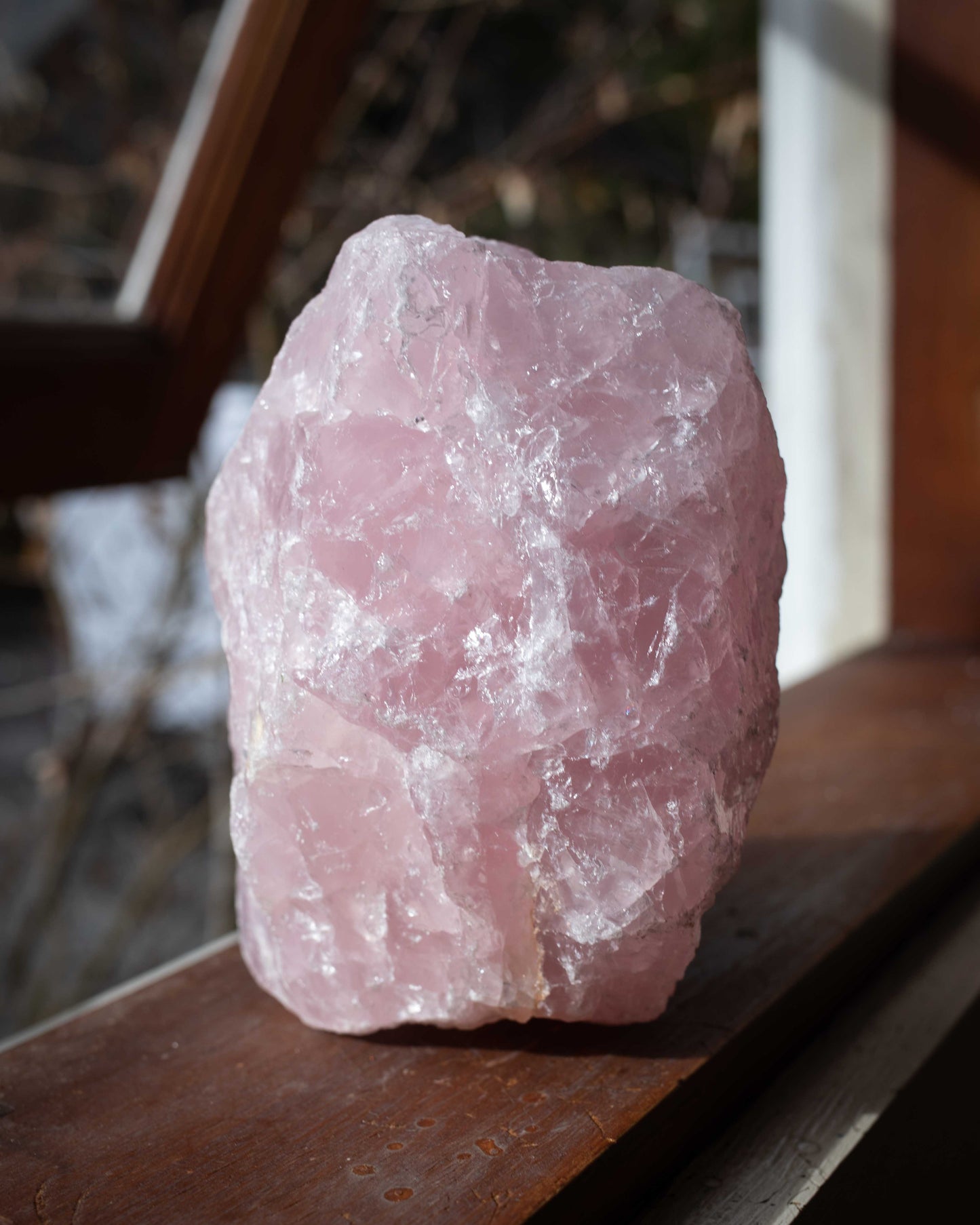 Large Raw Rose Quartz - B