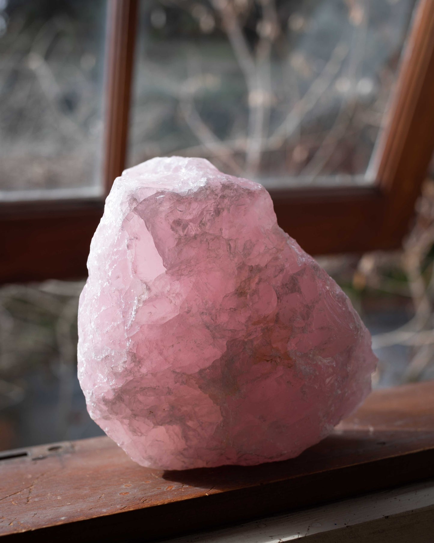 Large Raw Rose Quartz - B