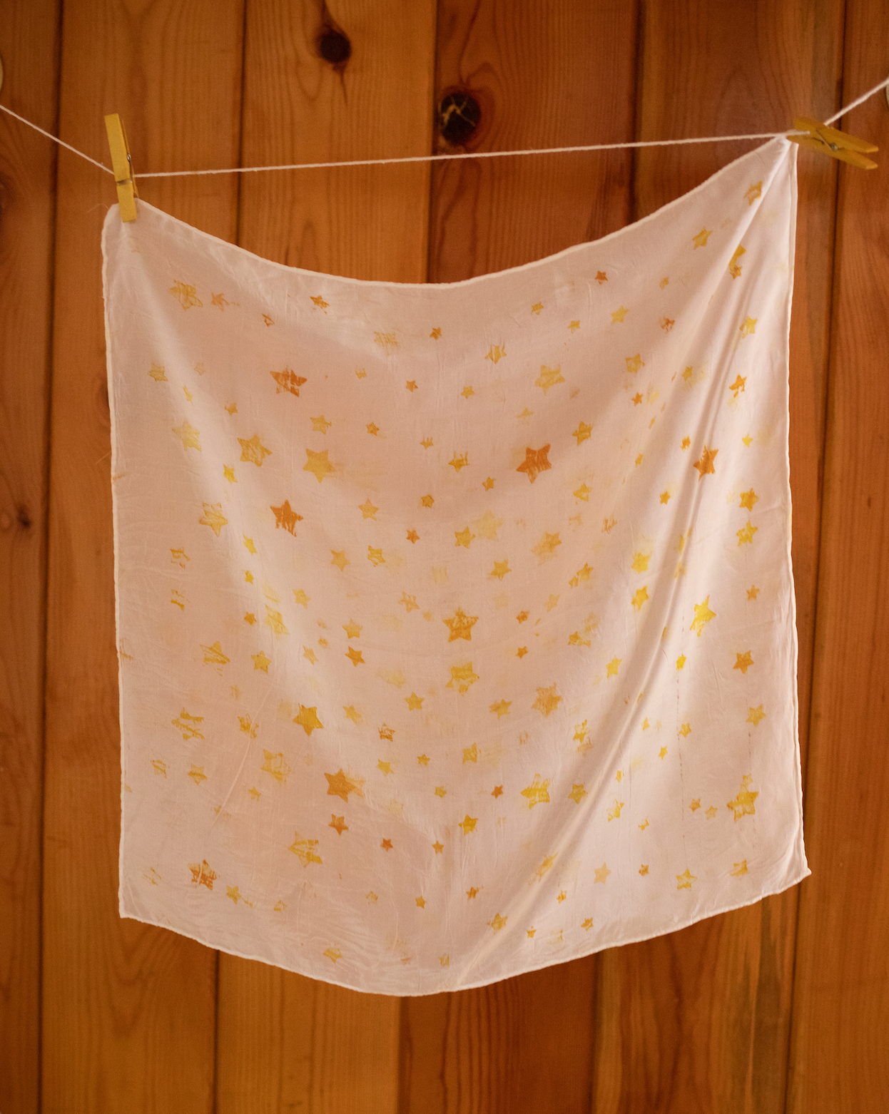 Onion Stars Silk Scarf