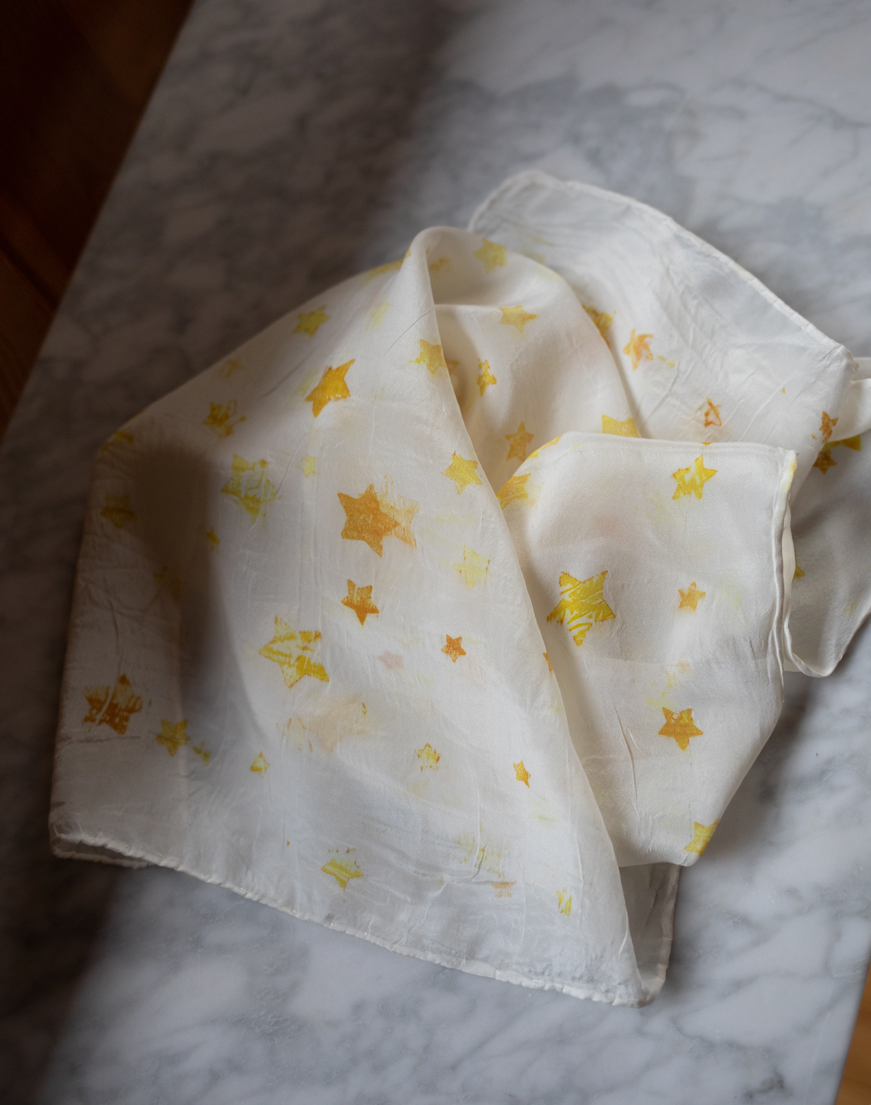 Onion Stars Silk Scarf