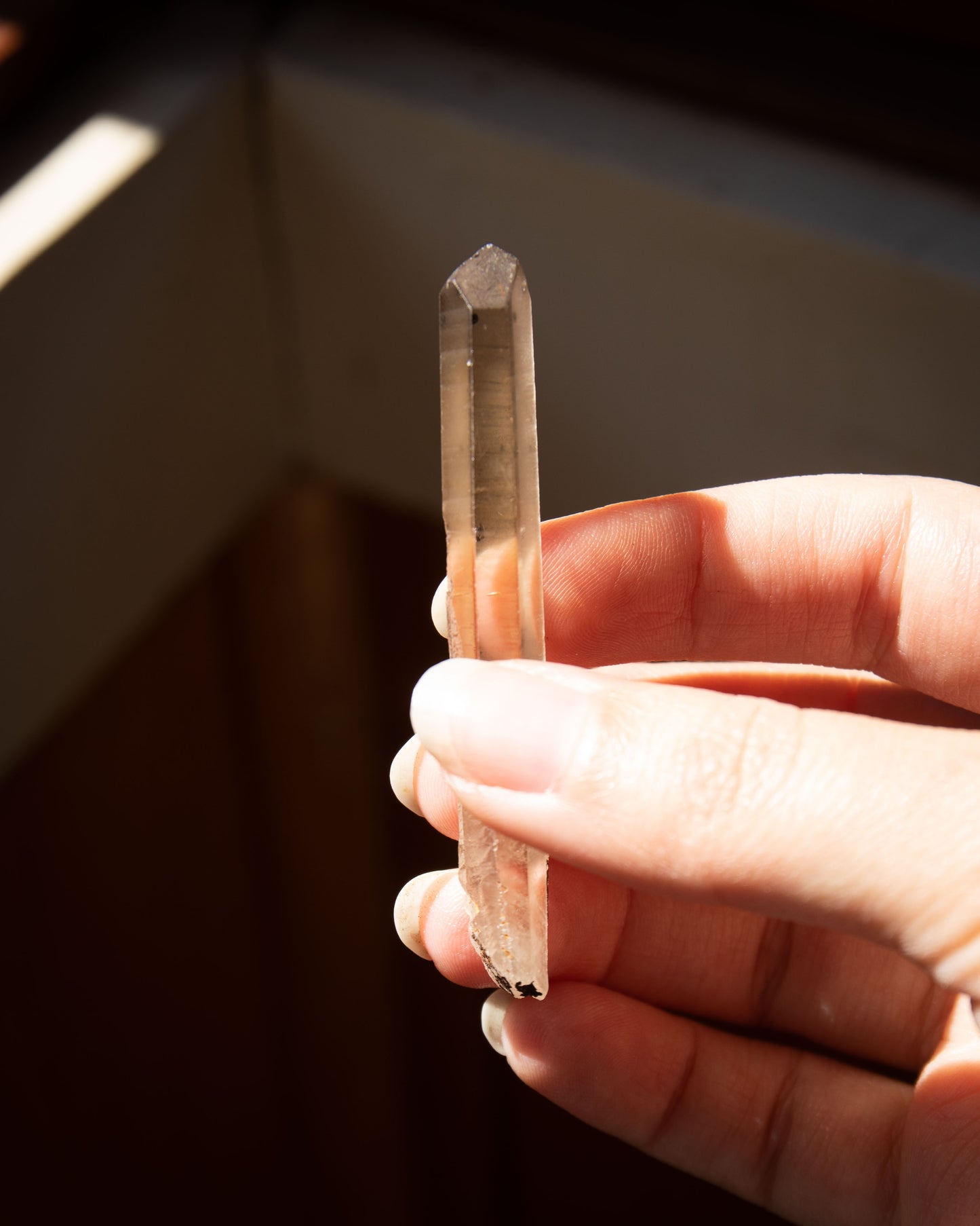 Small Natural Smokey Quartz Point
