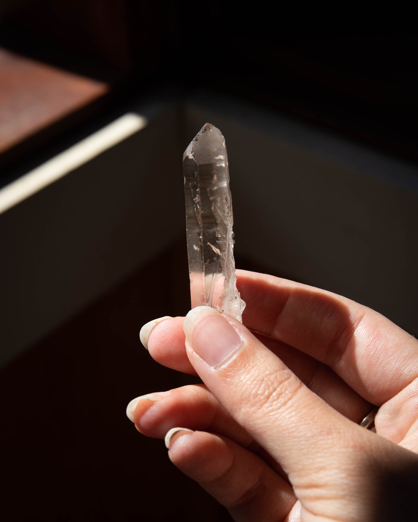 Small Natural Smokey Quartz Point