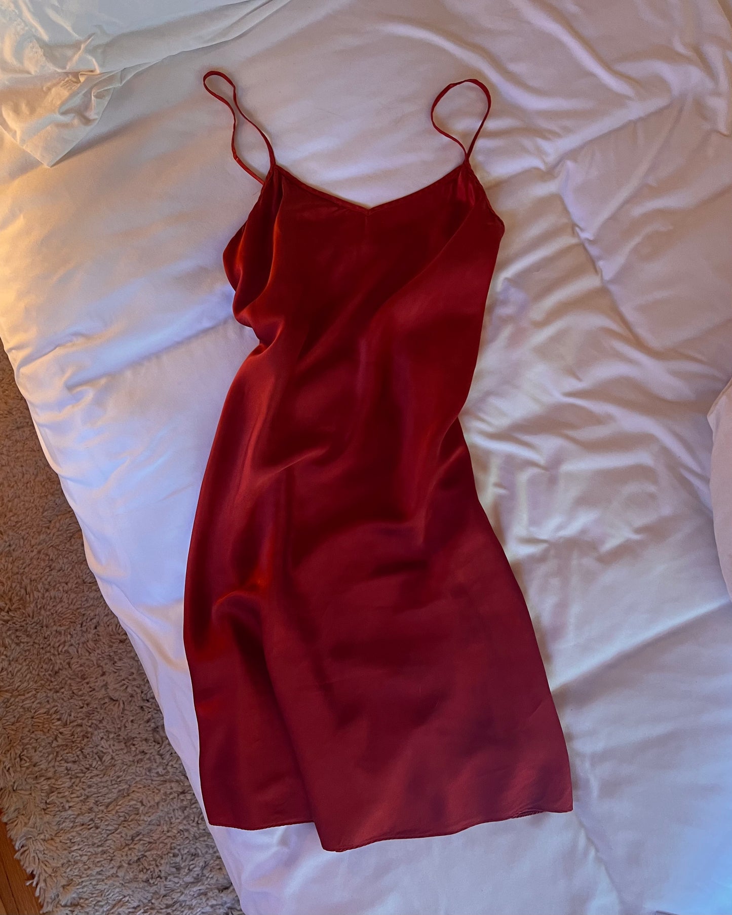 Madder Charmeuse Silk Slip- PREORDER