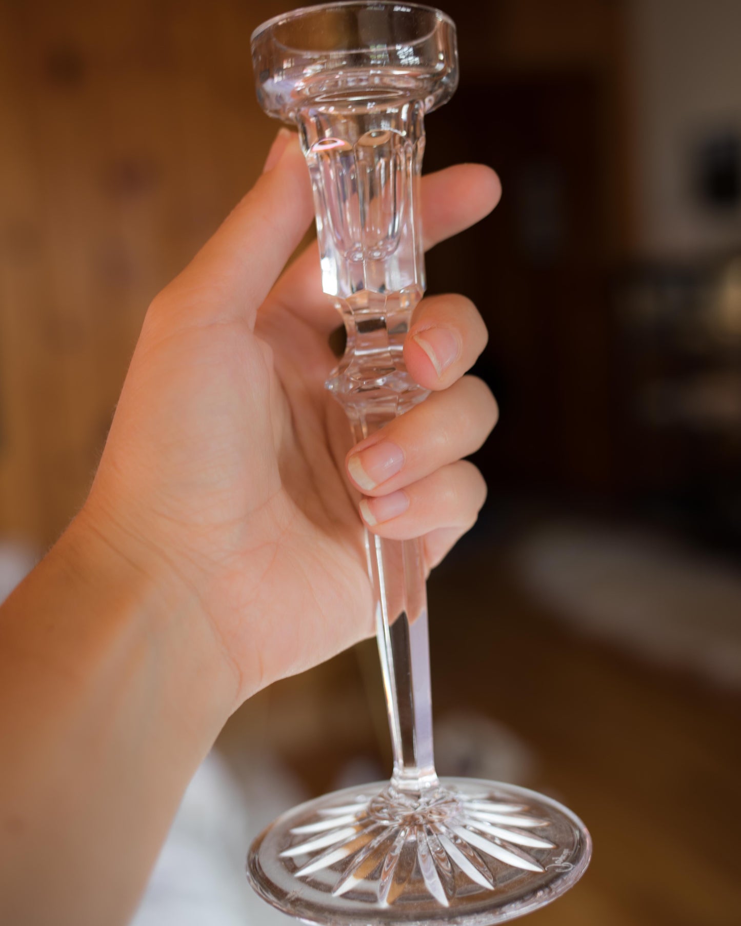 Vintage Crystal Sphere Holder D