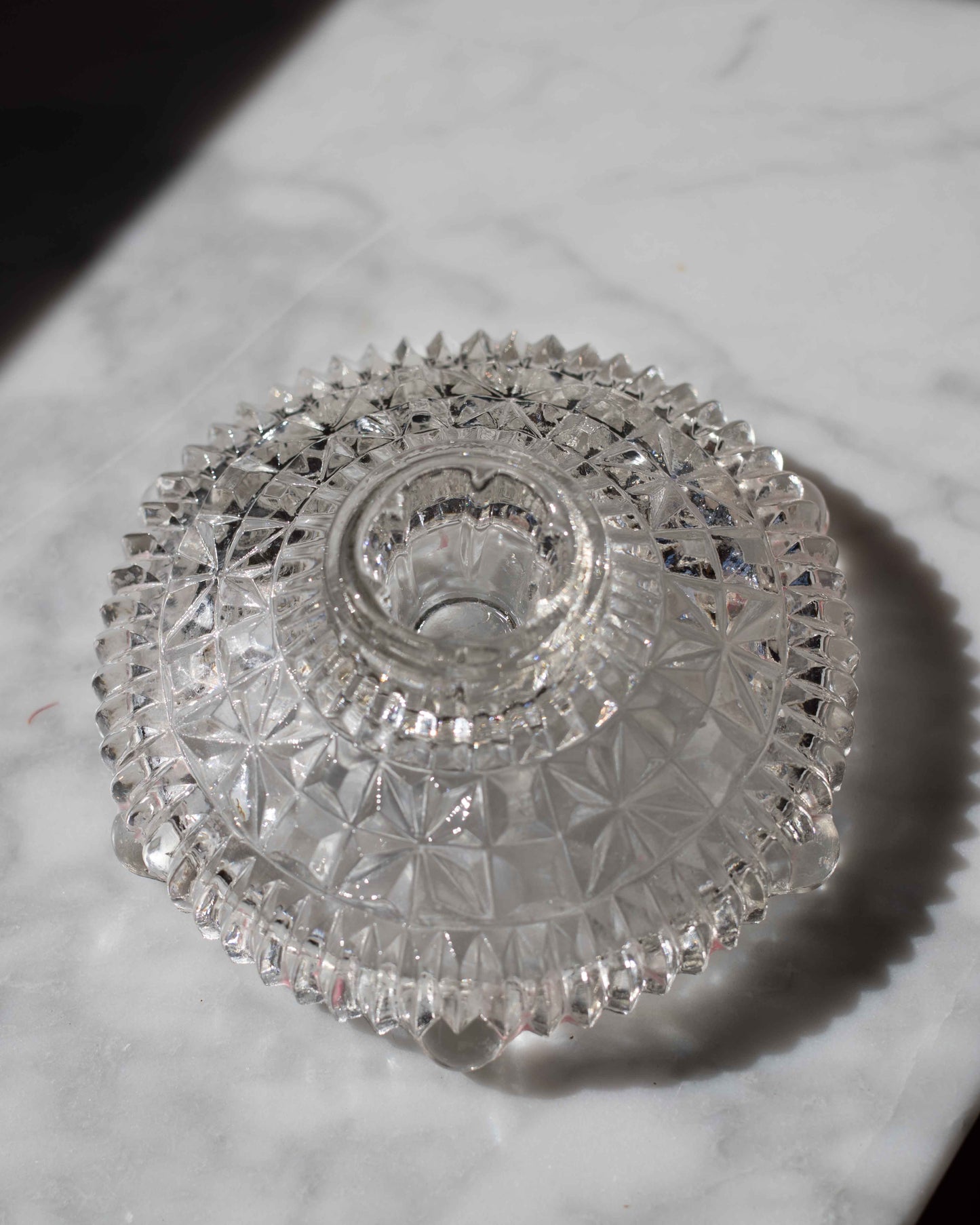 Vintage Crystal Sphere Holder H