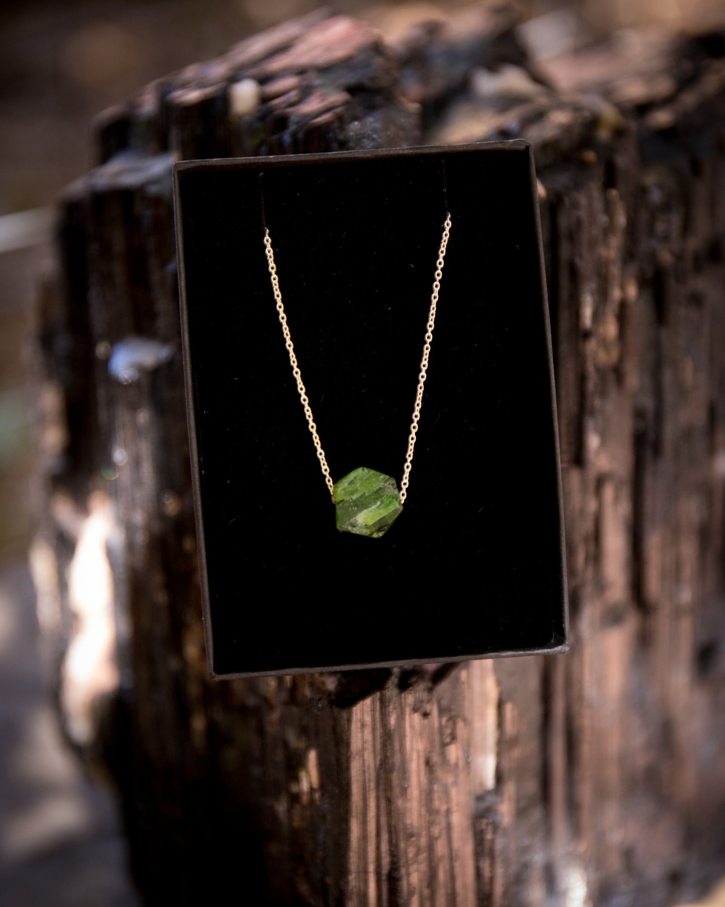 Chrome Diopside Necklace - Preorder