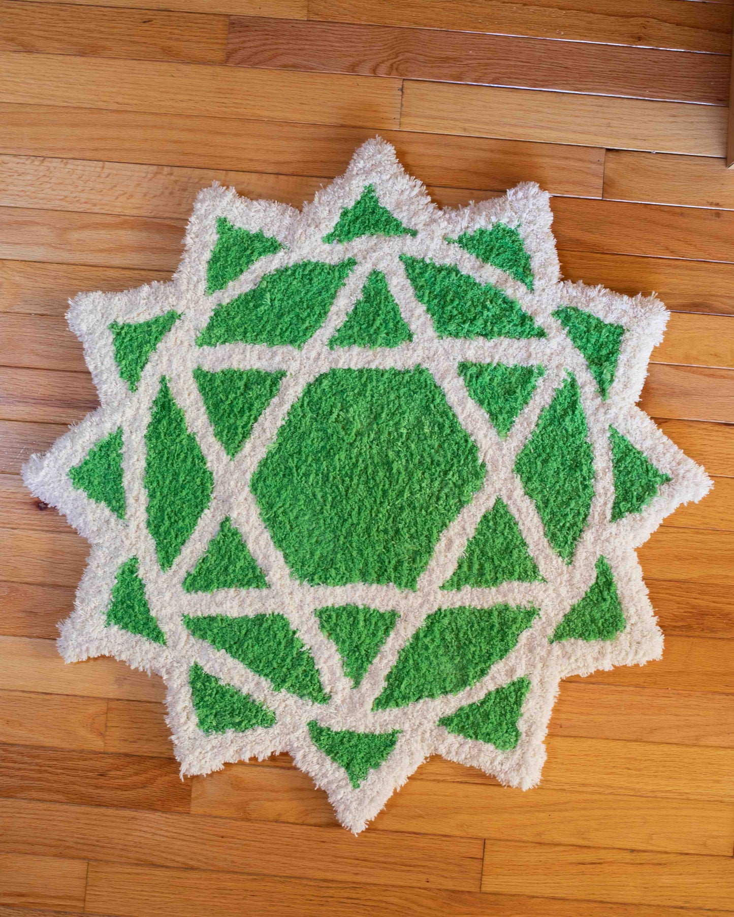 Heart Chakra Ceremony Rug - ready to ship