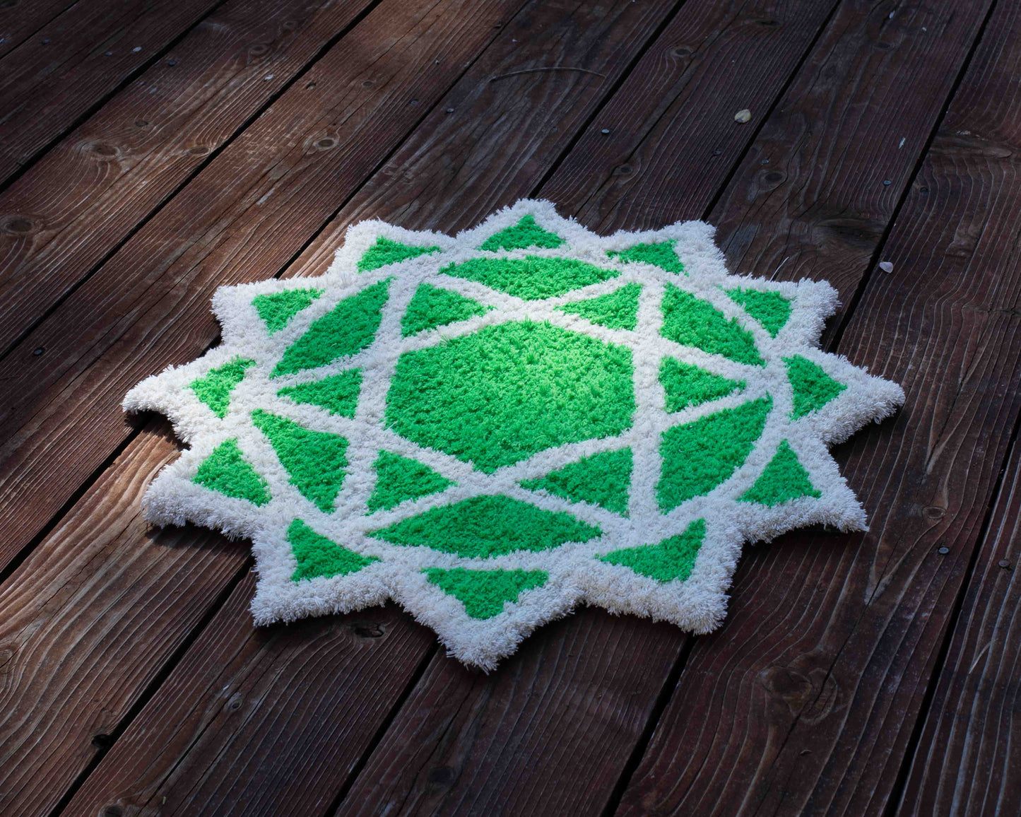 Heart Chakra Ceremony Rug - ready to ship