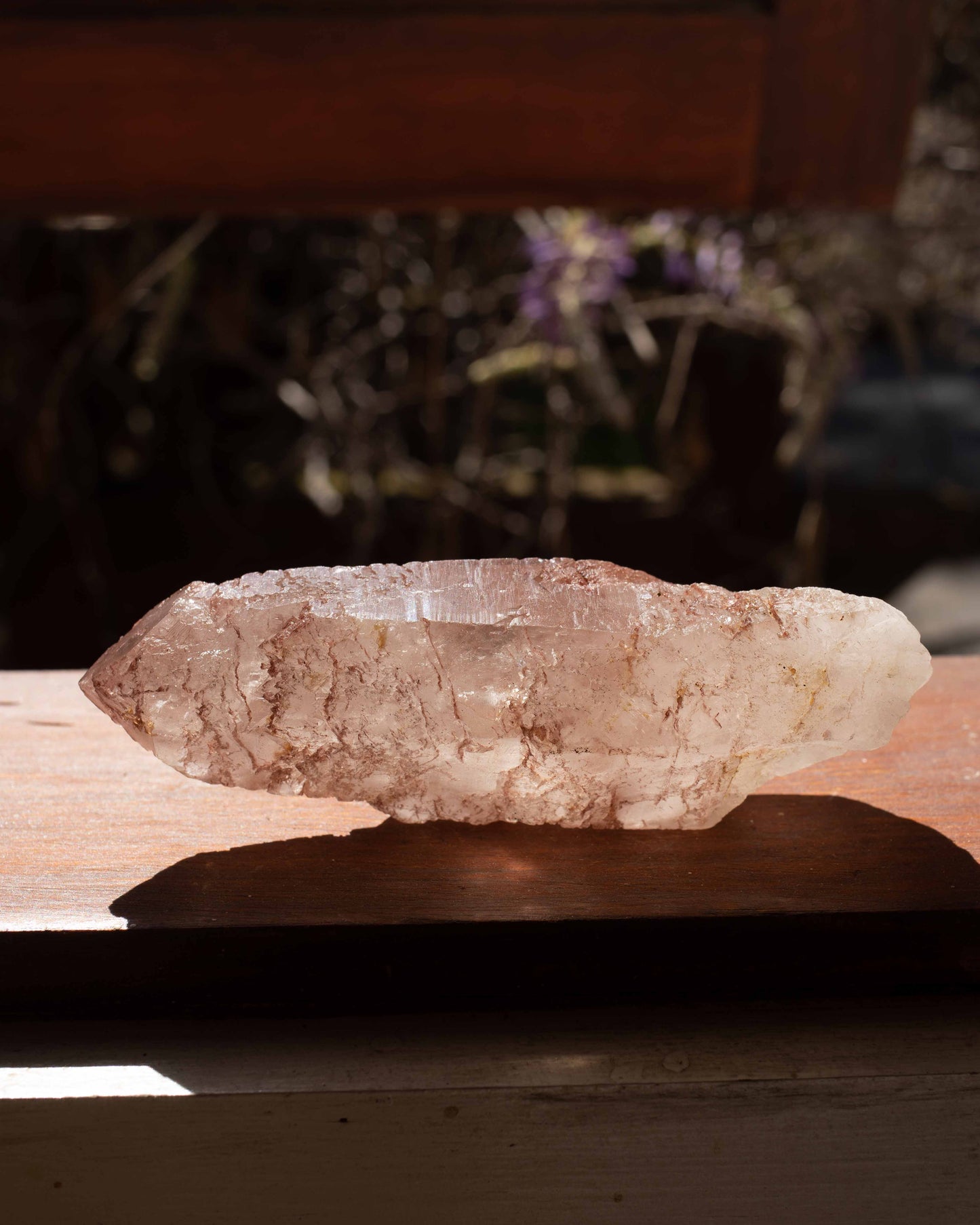 Hydrothermally Etched Scarlet Temple Lemurian (+UV REACTIVE!)