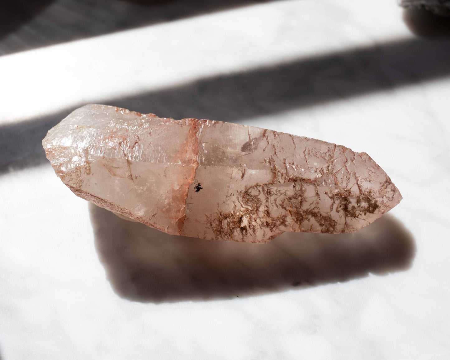 Hydrothermally Etched Scarlet Temple Lemurian (+UV REACTIVE!)