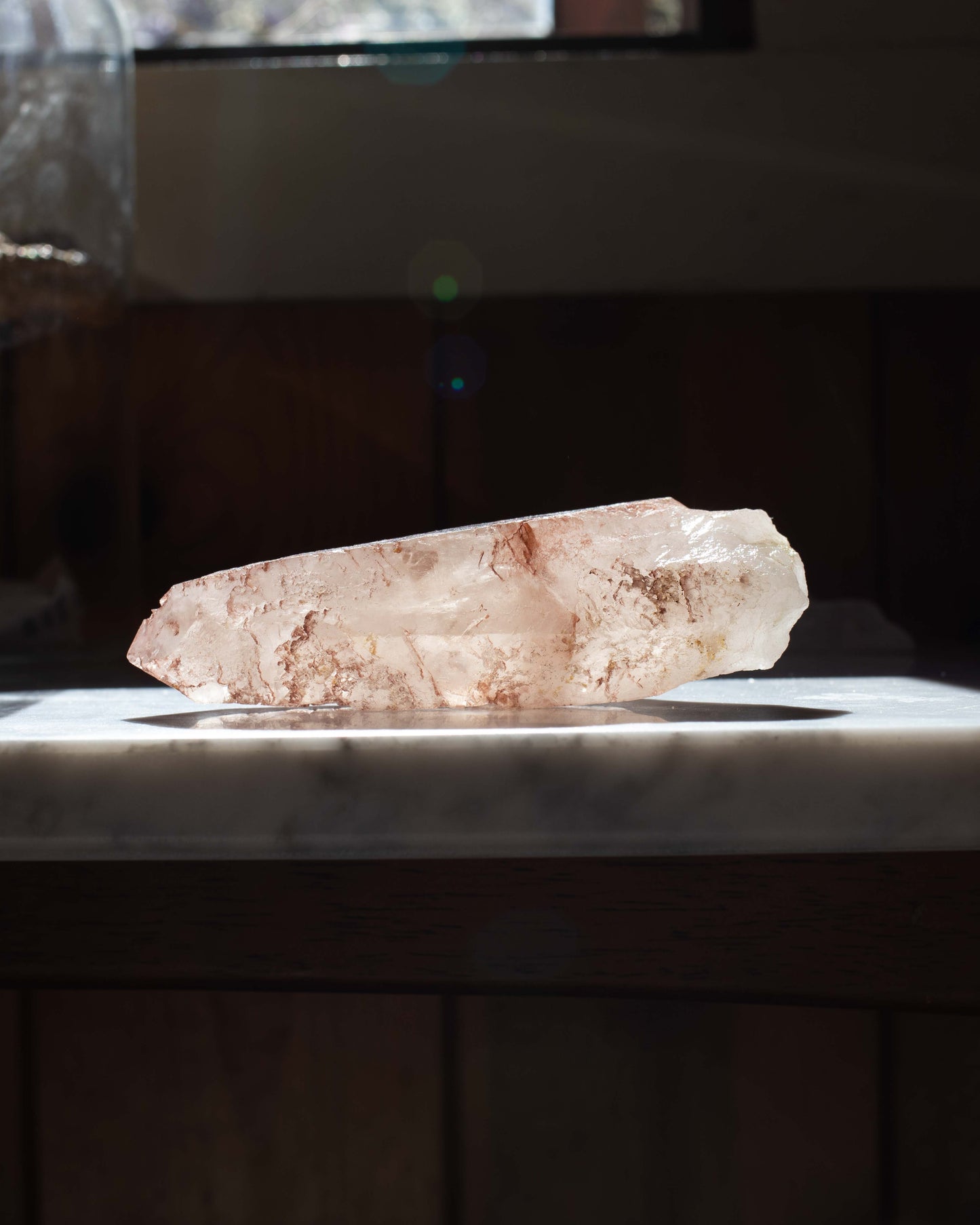 Hydrothermally Etched Scarlet Temple Lemurian (+UV REACTIVE!)