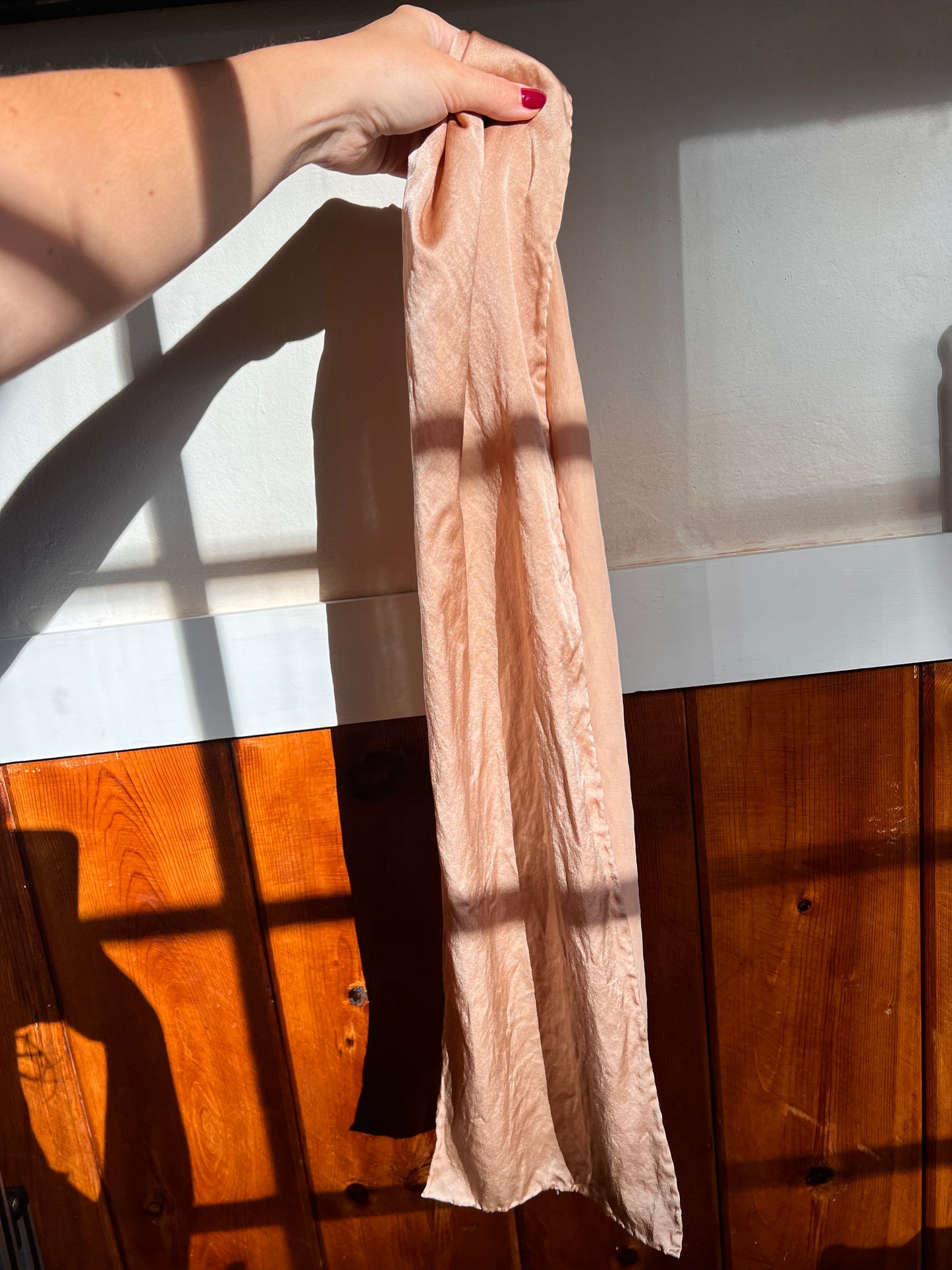Redwood Charmeuse Long Silk Scarf (8 x 54) - PREORDER