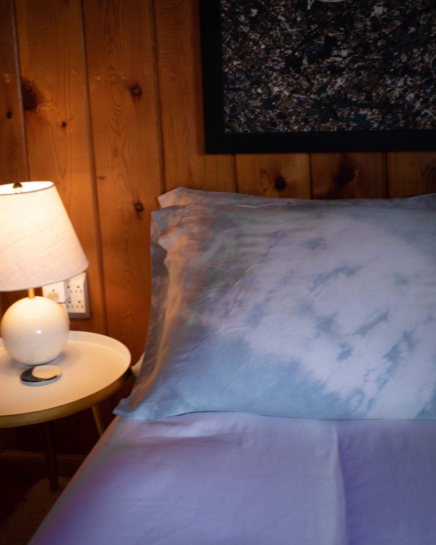 Indigo Charmeuse Pillowcase