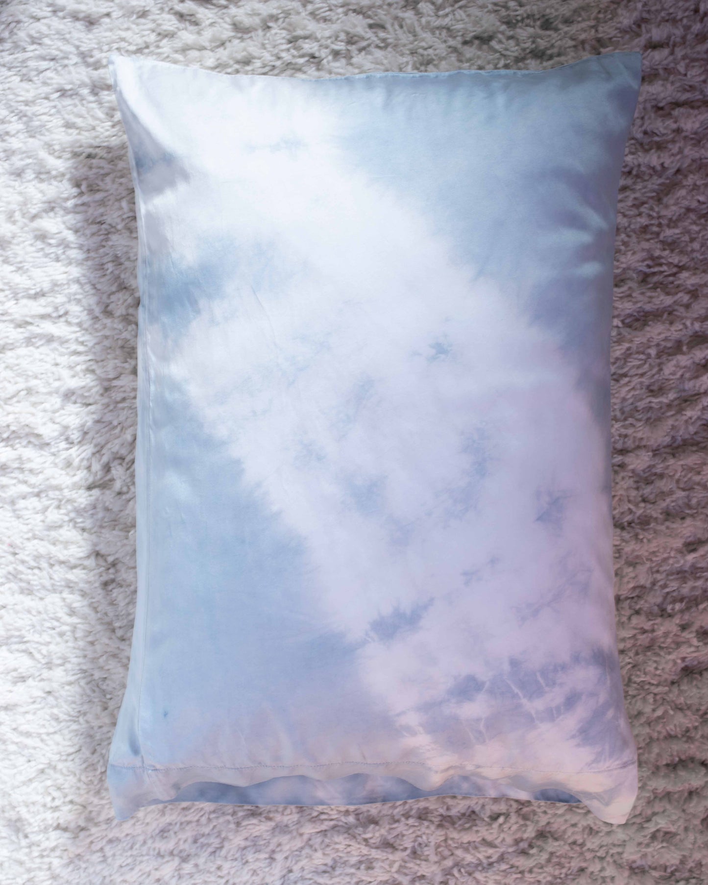 Indigo Charmeuse Pillowcase