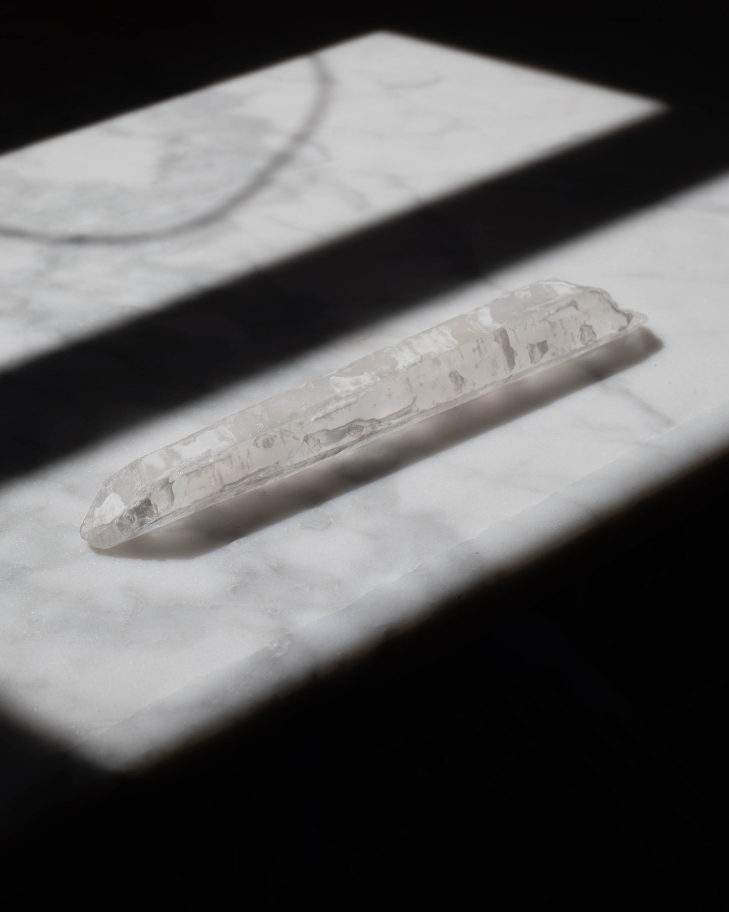 Frosted Mongolian Quartz Point (a,b)