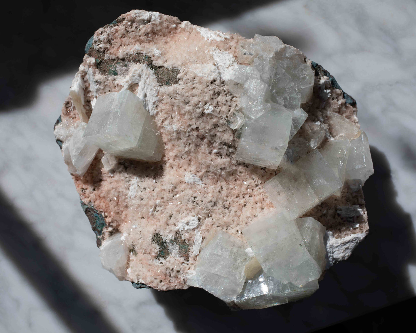 Large Apophyllite + Stilbite Cluster