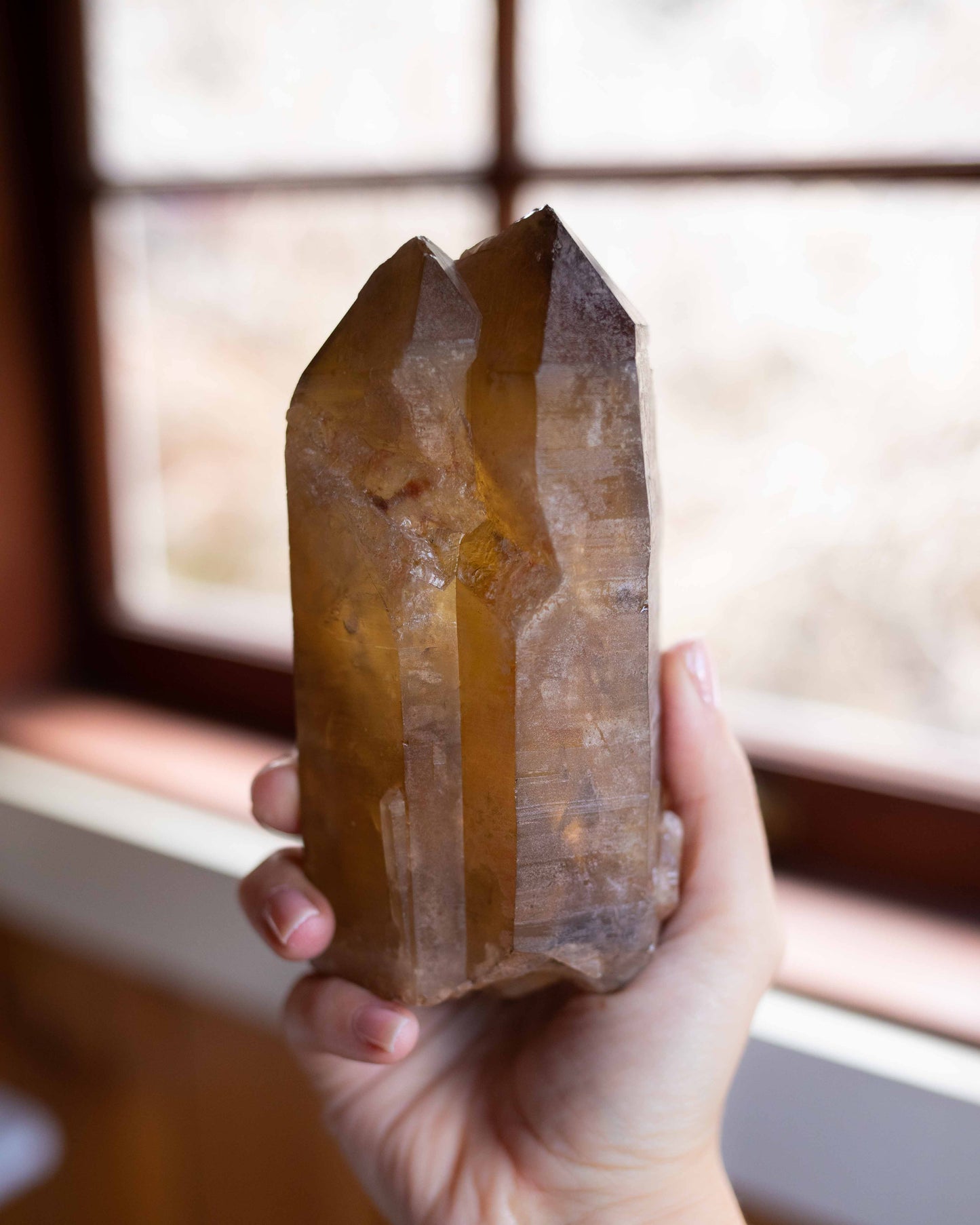 Double Citrine Wand Zambia