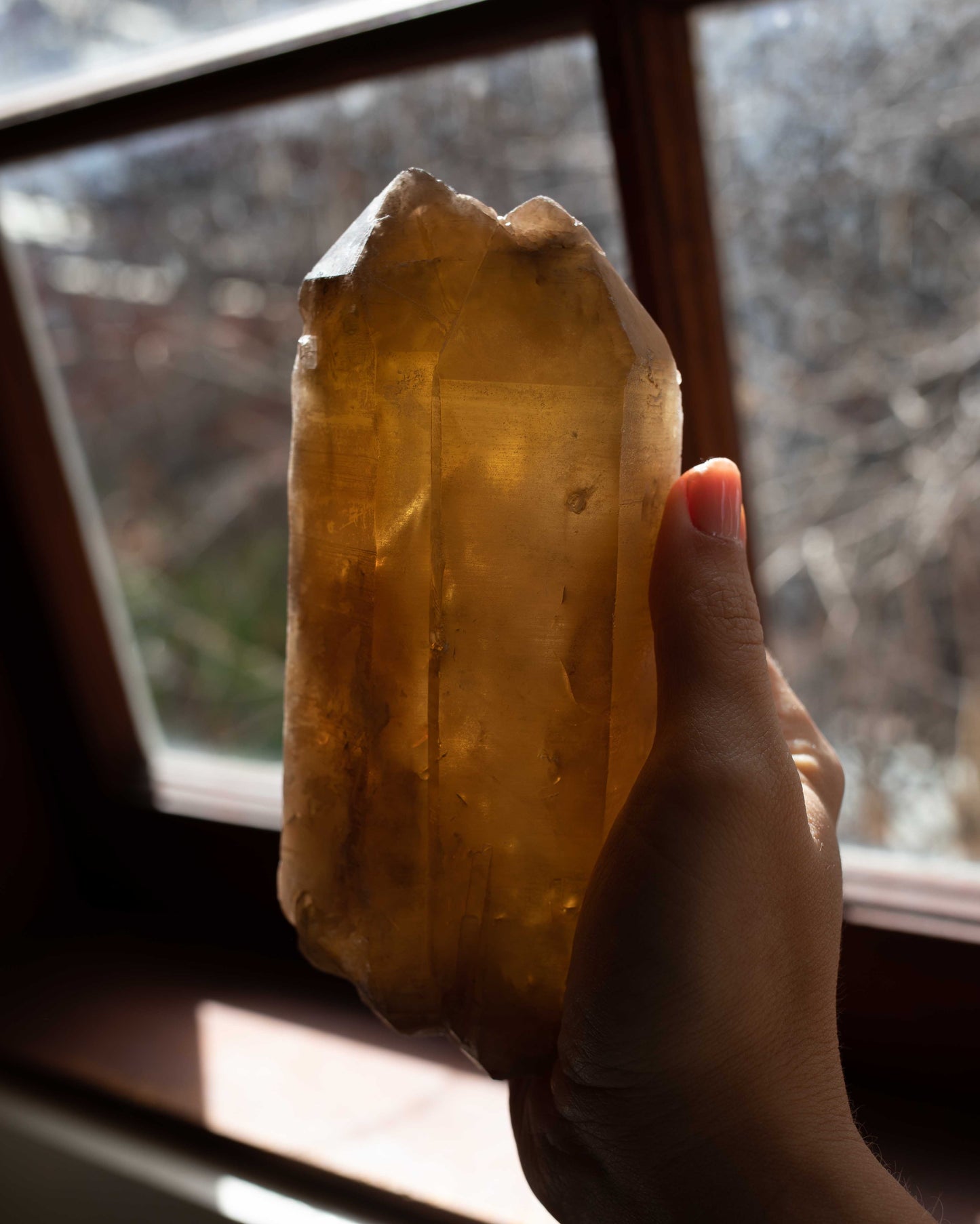 Double Citrine Wand Zambia