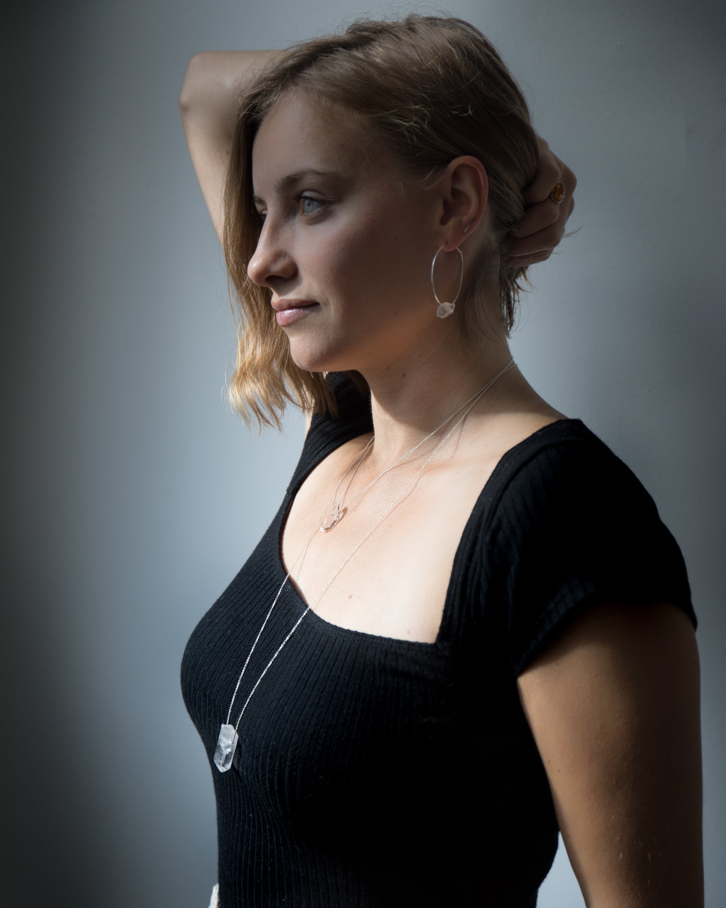 Clear Quartz Necklace - Small