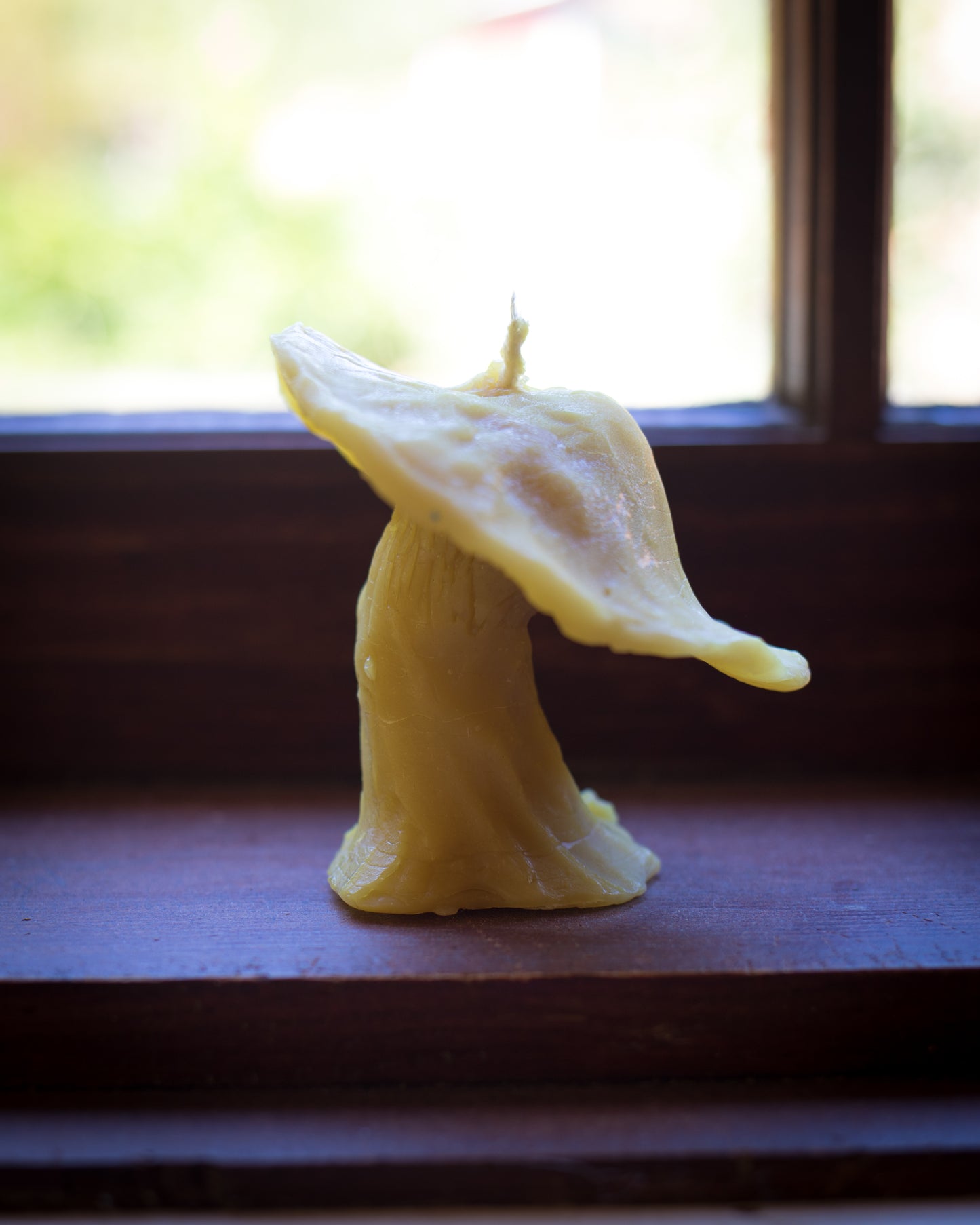 Beeswax Mushroom Candle