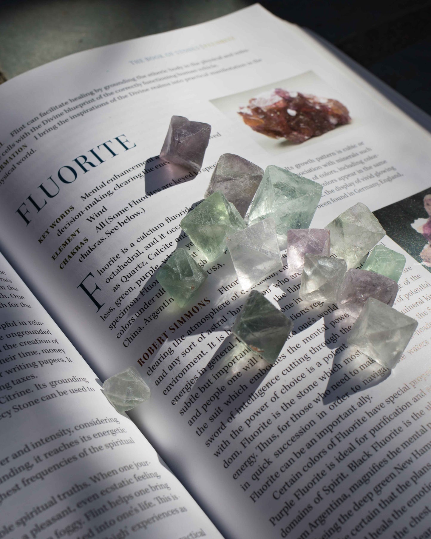 Fluorite Octahedron (single cube)