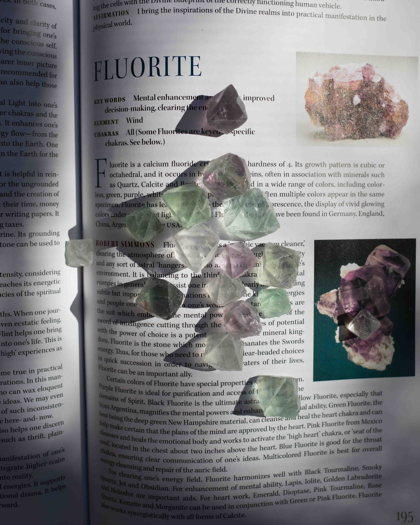 Fluorite Octahedron (single cube)