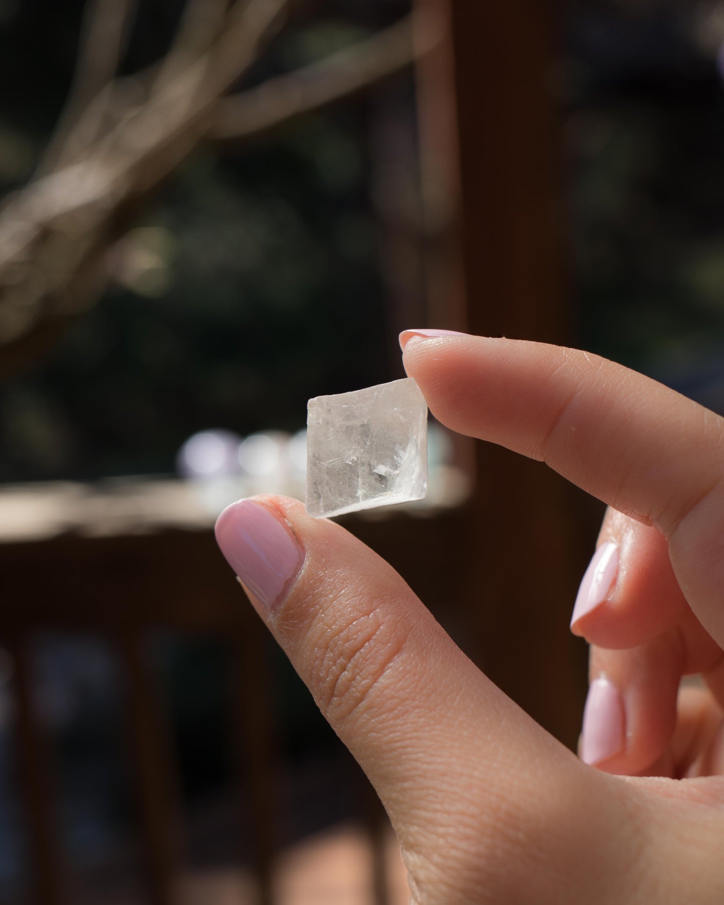 Fluorite Octahedron (single cube)