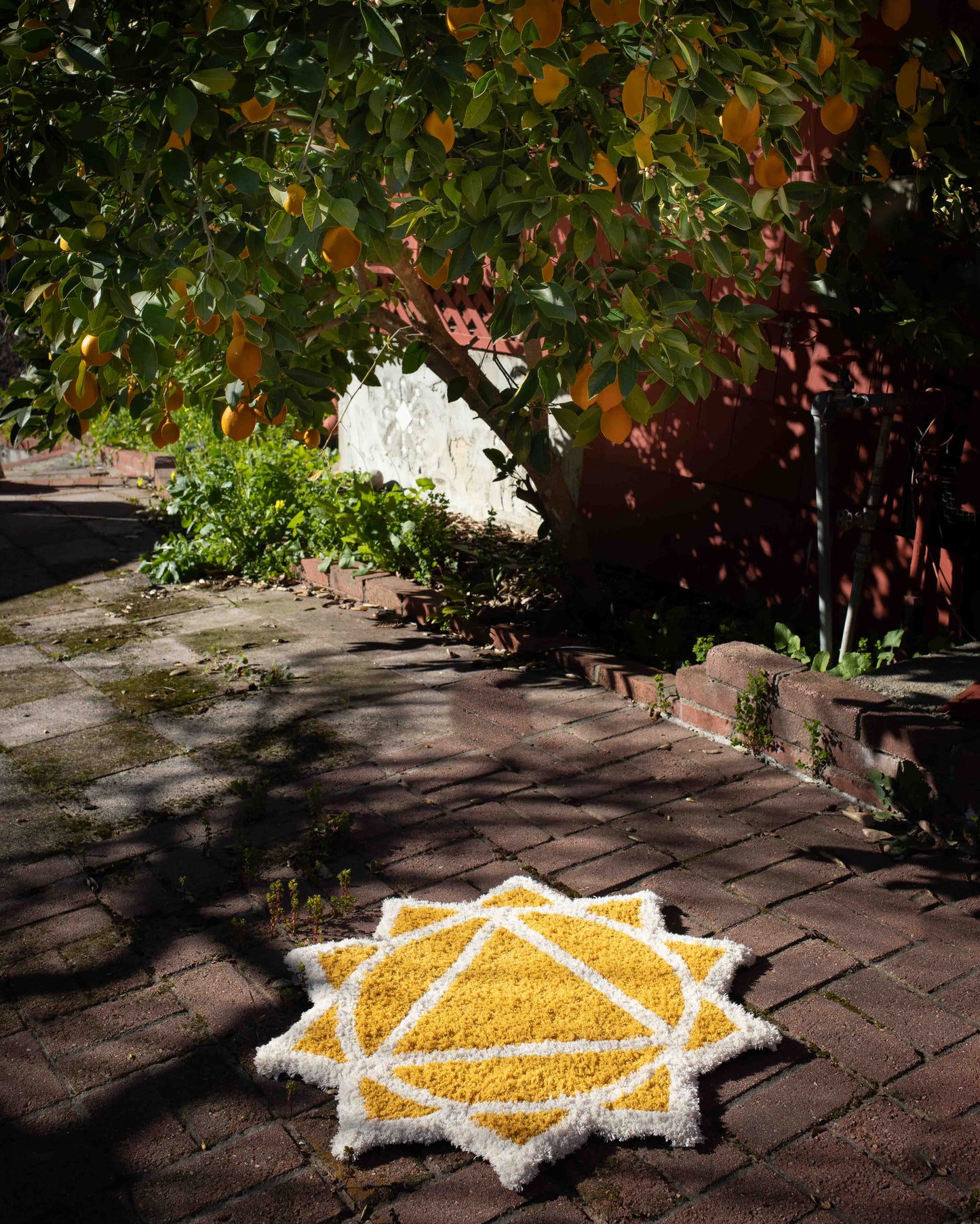 Solar Plexus Chakra Ceremony Rug - ready to ship