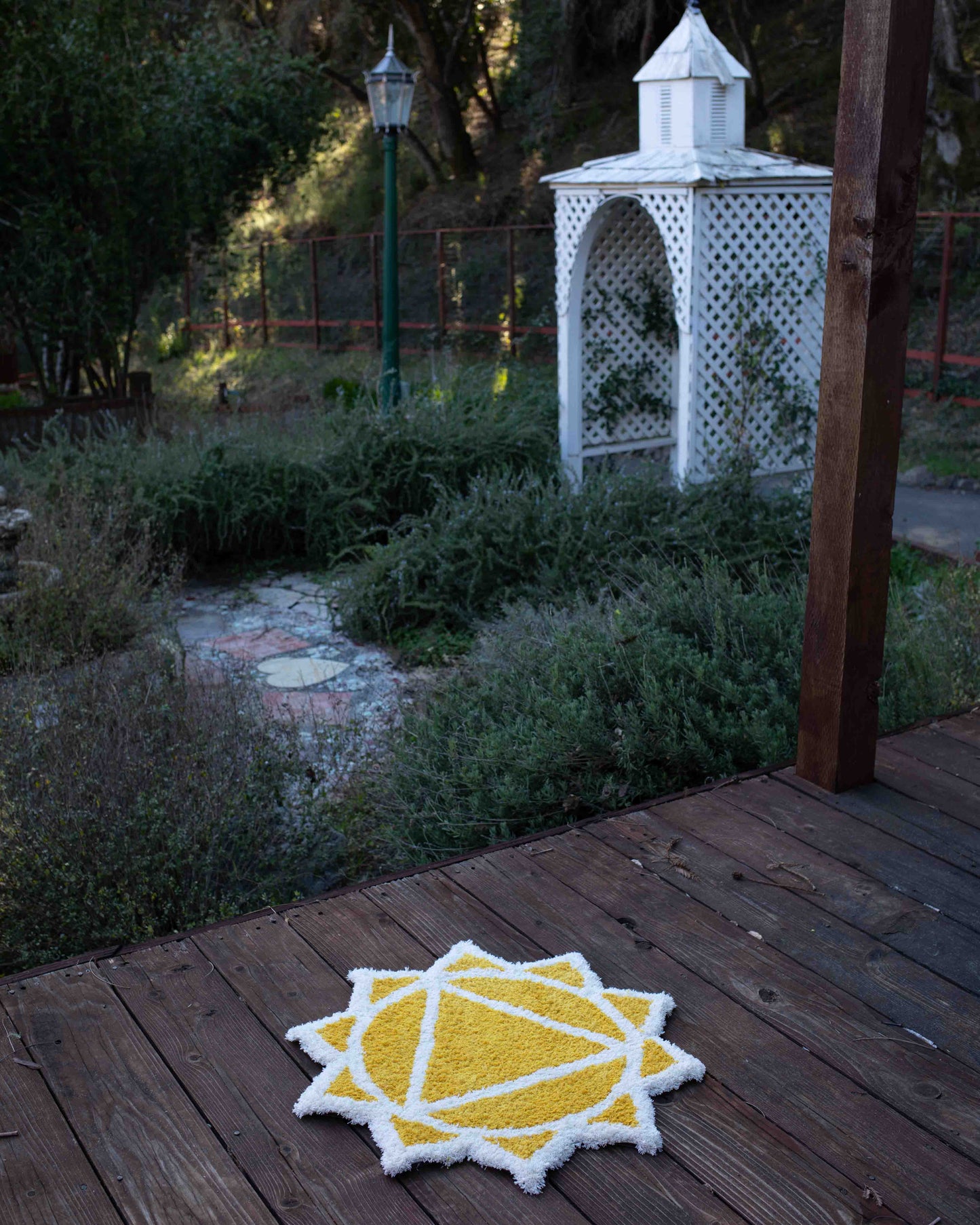 Solar Plexus Chakra Ceremony Rug - ready to ship