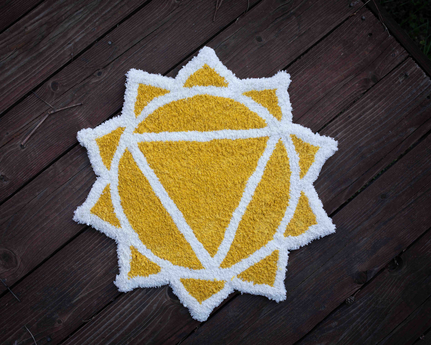 Solar Plexus Chakra Ceremony Rug - ready to ship