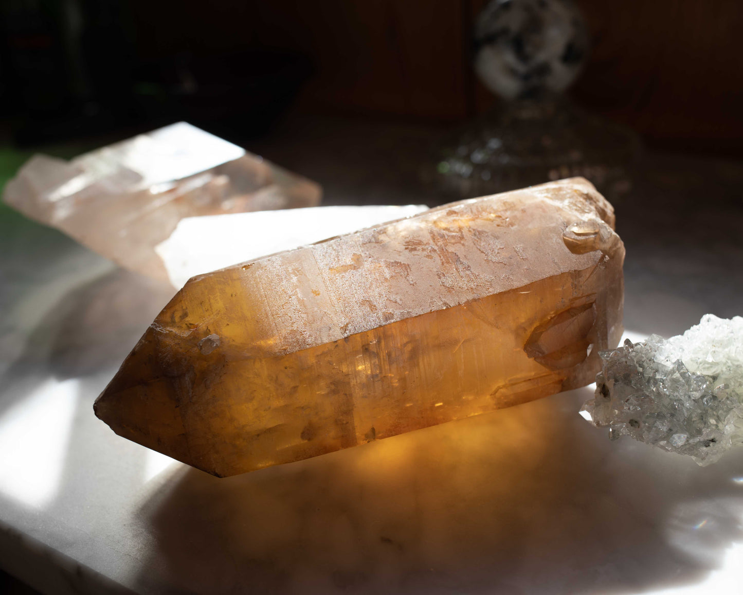 Double Citrine Wand Zambia