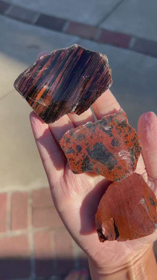 Oregon Obsidian - Self Mined - Small A,B,C