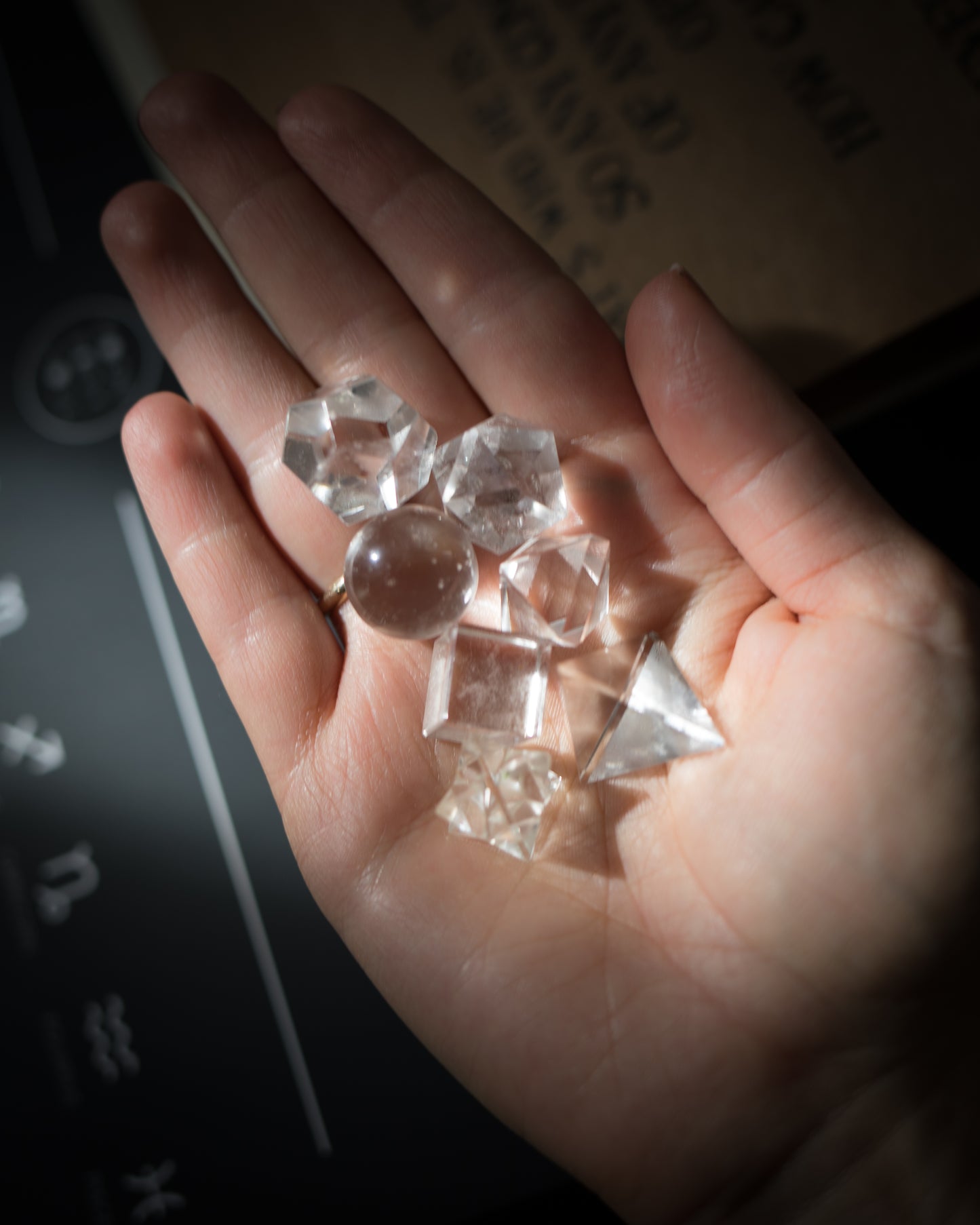 Clear Quartz Platonic Solid