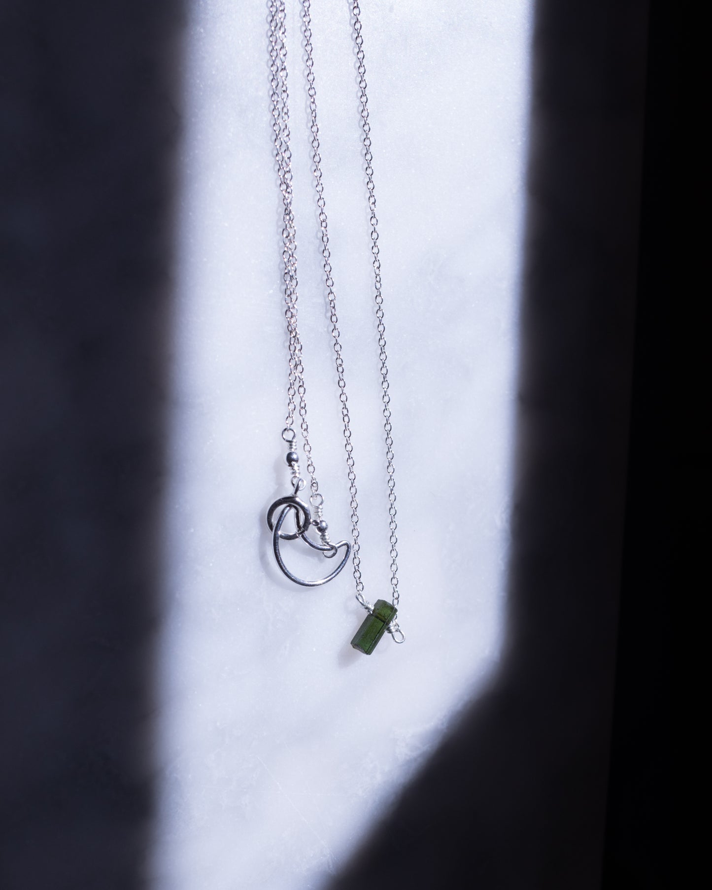 Green Tourmaline Necklace - ready to ship + preorder