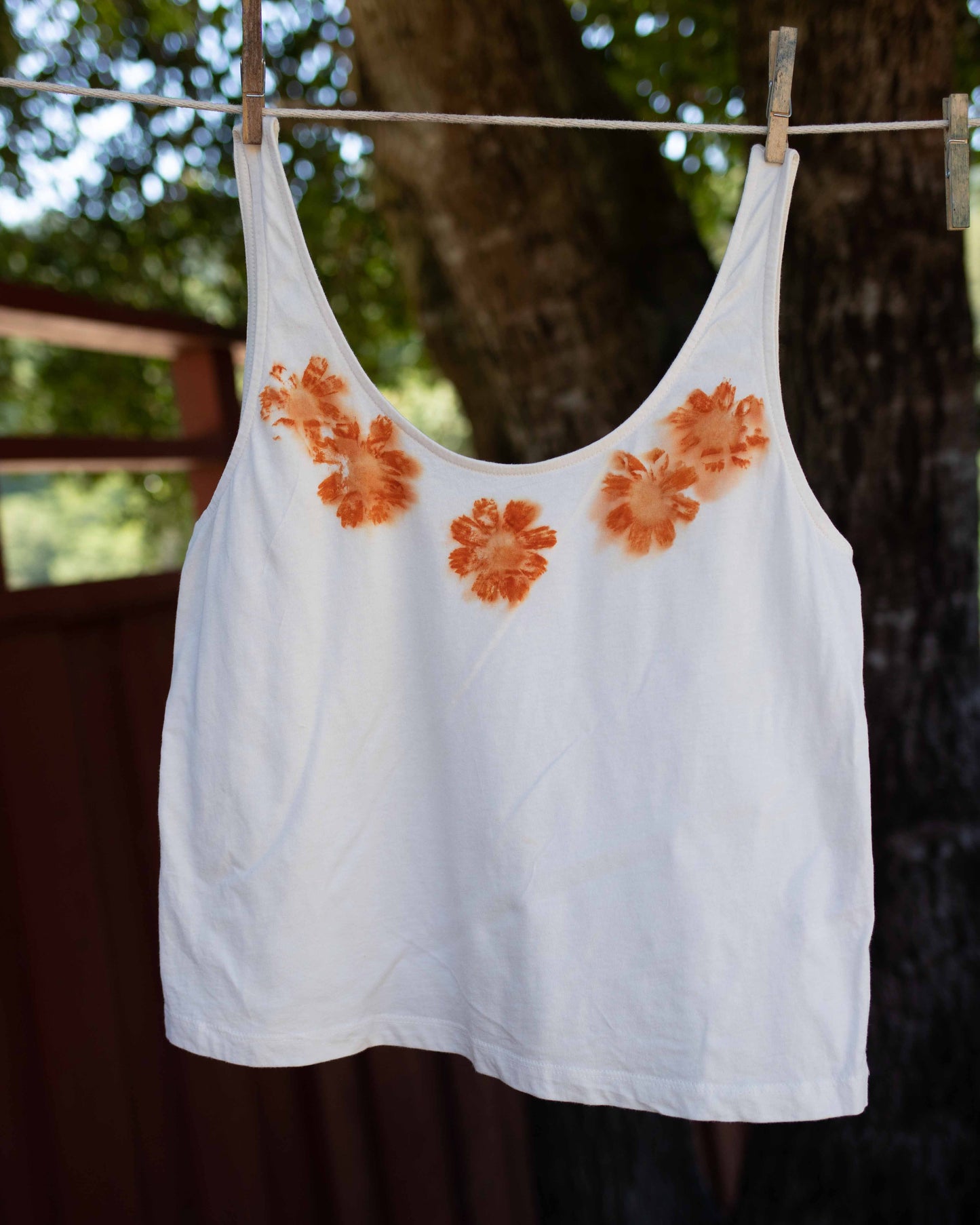 Organic Cotton Coreopsis Tank (one of a kind ready to ship)