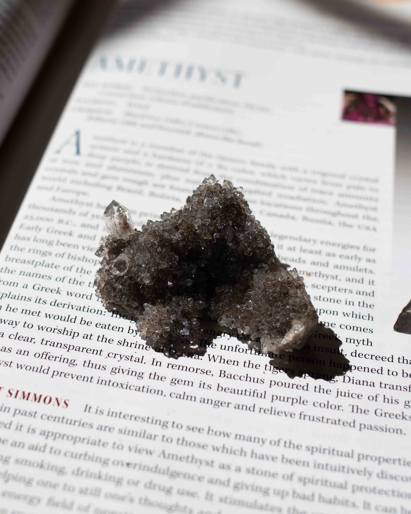 Raw Amethyst with Quartz Crystals