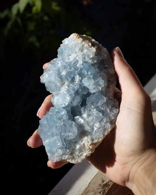 Raw Celestite Cluster