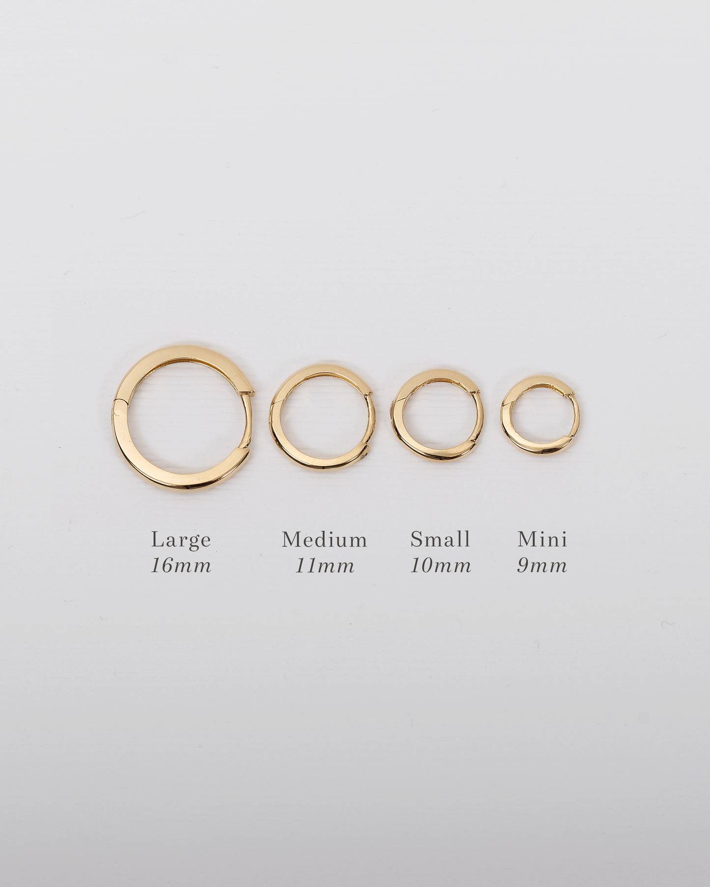 14K Gold Small Huggie Earrings