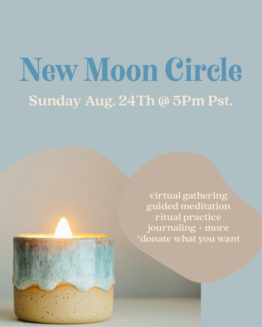 Virtual New Moon Circle - 8.24.25