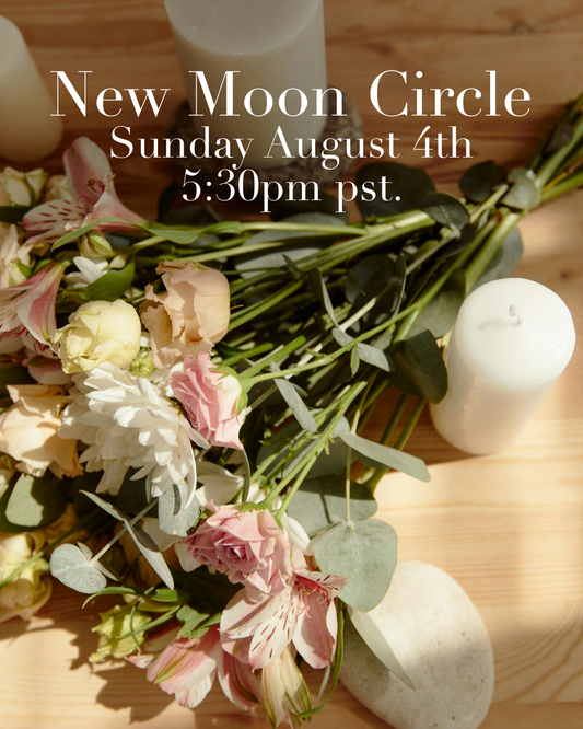 SOLD OUT - NOW FULL - Virtual New Moon Circle 8.4.24