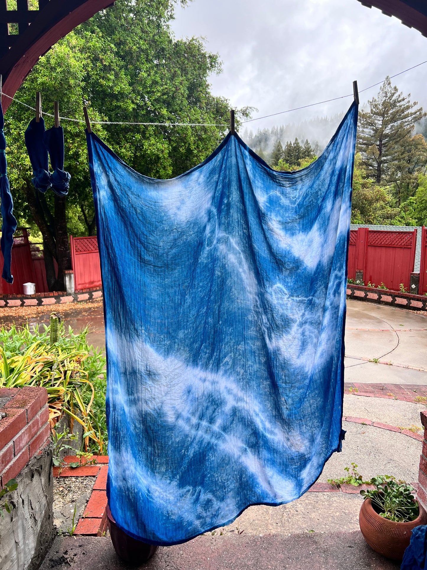 Swaddle Blanket - indigo
