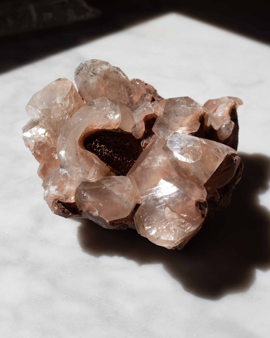 Calcite Crystals Clay Matrix