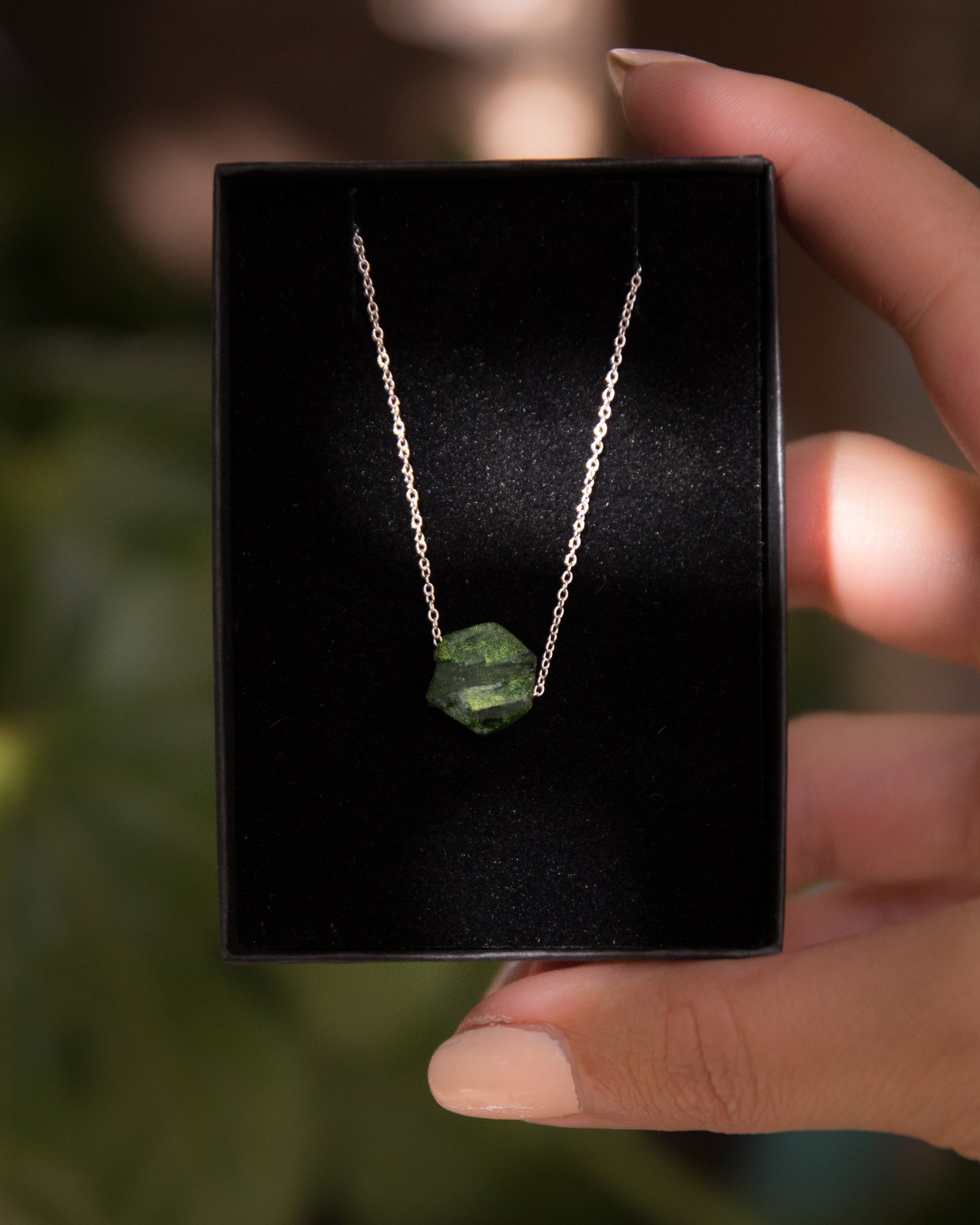 Chrome Diopside Necklace - Preorder